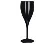 Coupe de champagne réutilisable Tritan® fabriquée dans l’UE 160 ml couleur noir