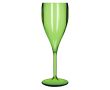 Coupe de champagne réutilisable Tritan® fabriquée dans l’UE 160 ml couleur vert transparent