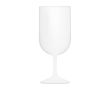 Verre à vin réutilisable sans BPA fabriqué en UE 180 ml couleur blanc
