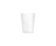 Petite gobelet réutilisable et recyclable en plastique 220 ml couleur translucide