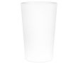 Gobelet en plastique réutilisable fabriqué en Europe 390 ml couleur blanc