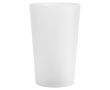 Gobelet en plastique réutilisable fabriqué en Europe 390 ml couleur translucide