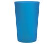 Gobelet en plastique réutilisable fabriqué en Europe 390 ml couleur cyan