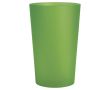 Gobelet en plastique réutilisable fabriqué en Europe 390 ml couleur vert transparent