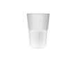 Verre réutilisable en plastique sans BPA, fabriqué en France 400 ml couleur blanc