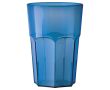 Gobelet réutilisable en plastique Tritan® fabriqué en Europe 400 ml couleur bleu transparent