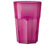 Gobelet réutilisable en plastique Tritan® fabriqué en Europe 560 ml couleur fuchsia transparent 