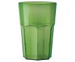 Gobelet réutilisable en plastique Tritan® fabriqué en Europe 560 ml couleur vert transparent