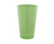 Grand gobelet en plastique réutilisable fabriqué en Europe 600 ml couleur vert transparent