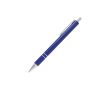 Stylo en aluminium au design moderne et à encre bleue couleur bleu