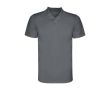 Polo technique en tricot piqué polyester pour homme 150 g/m² Roly  couleur gris foncé