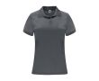 Polo technique en tricot piqué polyester 150 g/m² pour femme Roly  couleur gris foncé