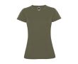 T-shirt technique avec logo en tricot piqué pour femme 150 g/m² Roly  couleur vert militaire