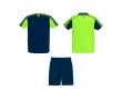 Ensemble sportif unisexe en polyester, 2 T-shirts Roly 140 g/m2 Unisex-Sportset aus Polyester mit 2 T-Shirts, 140 g/m2 Roly  couleur vert fluorescent