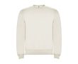 Pull avec logo unisexe en coton et polyester en tricot 280 g/m² Roly couleur blanc cassé