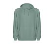 Sweat à capuche unisexe avec finition lavée 250 g/m² Roly Kenia  couleur vert foncé