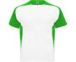 T-shirt de sport polyester unisexe de style bicolore 140 g/m² Roly  couleur vert