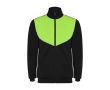 Survêtement bicolore unisexe en polyester 225 g/m² Roly Bicolor Unisex-Trainingsanzug aus Polyester, 225 g/m2 Roly couleur vert lime