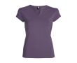 T-shirt promotionnel en coton pour femme avec col en V 200 g/m² Roly  couleur lilas