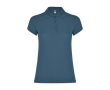 Polo personnalisé en tricot piqué 100% coton pour femme 200 g/m² Roly couleur bleu pastel