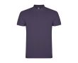Polo homme en coton en tricot piqué à manches courtes 200 g/m² Roly  couleur lilas