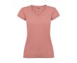 T-shirt pour entreprise en tricot 100% coton pour femme 155 g/m² Roly  couleur saumon