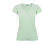 T-shirt pour entreprise en tricot 100% coton pour femme 155 g/m² Roly  couleur vert doux