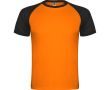 T-shirt de sport manches courtes unisexe polyester 140 g/m² Roly  couleur orange fluorescent