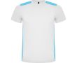 T-shirt de sport unisexe polyester manches courtes 130 g/m² Roly  couleur blanc