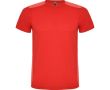 T-shirt de sport unisexe polyester manches courtes 130 g/m² Roly  couleur rouge