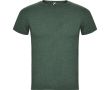 T-shirt chiné en coton et polyester pour homme 150 g/m² Roly  couleur vert chiné