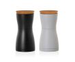 Set de moulins sel et poivre avec couvercle anti-odeurs AdHoc couleur noir