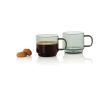 Tasses à espresso en verre borosilicate soufflé 70 ml AdHoc Impact couleur transparent