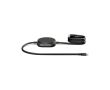 Câble de charge USB-C vers USB-C 2 en 1 en aluminium 15 W Zens Pro 2 couleur noir