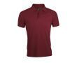 Polo personnalisable en polyester et coton 200 g/m² SOL'S Prime Men couleur bordeaux