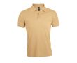 Polo personnalisable en polyester et coton 200 g/m² SOL'S Prime Men couleur sable