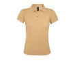 Polo pour femmes en polyester et coton 200 g/m² SOL'S Prime couleur sable