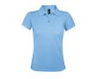 Polo pour femmes en polyester et coton 200 g/m² SOL'S Prime couleur bleu pastel
