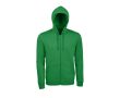 Sweats à capuche unisexes en coton et polyester 260 g/m² SOL'S Stone couleur vert