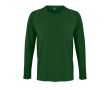 T-shirt à manches longues en 100% coton 190 g/m2 SOL'S Imperial couleur vert foncé