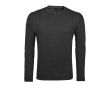 T-shirt à manches longues en 100% coton 190 g/m2 SOL'S Imperial couleur anthracite
