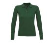 Polo à manches longues en 100% coton pour femme 180 g/m2 SOL'S Perfect couleur vert foncé