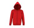Sweat pour enfants en coton et polyester 260 g/m² SOL'S Stone Kids couleur rouge