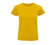 T-shirt publicitaire pour femmes en coton bio 175 g/m² SOL'S Pioneer couleur doré