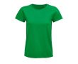 T-shirt publicitaire pour femmes en coton bio 175 g/m² SOL'S Pioneer couleur vert