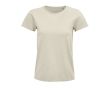 T-shirt publicitaire pour femmes en coton bio 175 g/m² SOL'S Pioneer couleur naturel