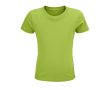 T-shirt pour enfants en coton 100% biologique 150 g/m² SOL'S Crusader couleur vert clair