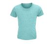 T-shirt pour enfants en coton 100% biologique 150 g/m² SOL'S Crusader couleur turquoise
