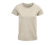 T-shirt pour femmes en coton 100% biologique 150 g/m² SOL'S Crusader couleur ivoire