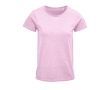 T-shirt pour femmes en coton 100% biologique 150 g/m² SOL'S Crusader couleur rose clair